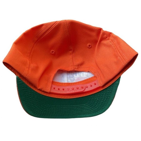 NOS Clemson Tigers USA Made NCAA Snapback Hat Cap Orange 90s Adjustable Men - Picture 5 of 6